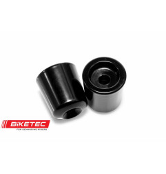 BIKETEC KOŃCÓWKI/CIĘŻARKI KIEROWNICY KAWASAKI (PATRZ OPIS DODATKOWY) KOLOR CZARNY 2404010000, OEM: 13042-1005