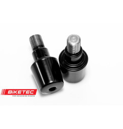 BIKETEC KOŃCÓWKI/CIĘŻARKI KIEROWNICY YAMAHA (PATRZ OPIS DODATKOWY) KOLOR CZARNY 2408040000, OEM: 51J-26246-01-00