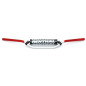 RENTHAL KIEROWNICA 7/8 CALA (22MM) MX HANDLEBAR SILVER/RED RC HIGH PADDED PADDED KOLOR SREBRNY/CZERWONY Z GĄBKĄ