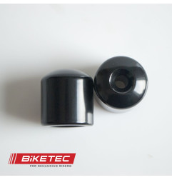 BIKETEC KOŃCÓWKI/CIĘŻARKI KIEROWNICY KAWASAKI (PATRZ OPIS DODATKOWY) KOLOR CZARNY 2404030000, OEM: 13042-0710
