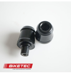 BIKETEC KOŃCÓWKI/CIĘŻARKI KIEROWNICY KAWASAKI (PATRZ OPIS DODATKOWY) KOLOR CZARNY 2404040000, OEM: 13042-0753