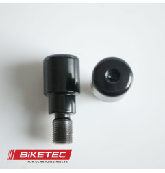 BIKETEC KOŃCÓWKI/CIĘŻARKI KIEROWNICY YAMAHA (PATRZ OPIS DODATKOWY) KOLOR CZARNY 2408060000, OEM: 5GJ-26246-00-00