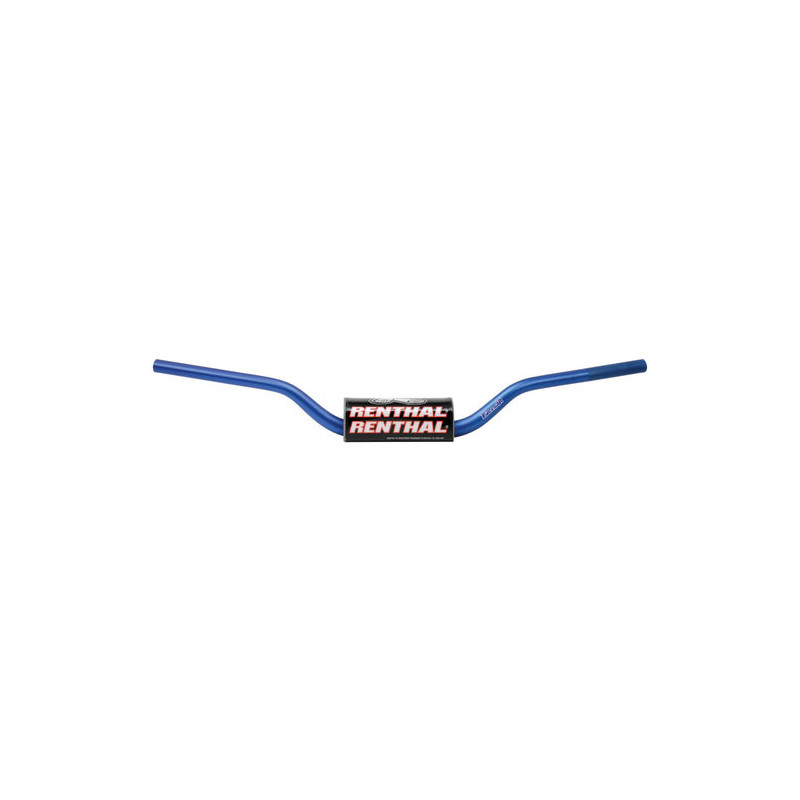 RENTHAL KIEROWNICA 1,1/8 CALA (28,6MM) MX FATBAR HANDLEBAR BLUE KTM HIGH PADDED KOLOR NIEBIESKI Z GĄBKĄ