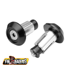 FM-PARTS KOŃCÓWKI KIEROWNICY/KORKI ALUIMINIUM KOLOR CZARNY