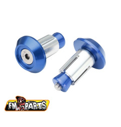 FM-PARTS KOŃCÓWKI KIEROWNICY/KORKI ALUMINIUM KOLOR NIEBIESKI