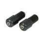 V PARTS (VICMA) KOŃCÓWKI KIEROWNICY 17,5 MM KOLOR CARBON, (ZASTOSOWANIE UNIWERSALNE) (617CF)