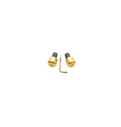V PARTS (VICMA) KOŃCÓWKI KIEROWNICY 17,5 MM KOLOR ZŁOTY, (ZASTOSOWANIE UNIWERSALNE) (617OR)