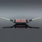 RENTHAL KIEROWNICA 1,1/8 CALA (28,6MM) MX TWINWALL 922 HANDLEBAR BLACK RC HIGH PADDED KOLOR CZARNY Z GĄBKĄ