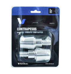 V PARTS (VICMA) KOŃCÓWKI KIEROWNICY 13,5 MM KOLOR SREBRNY, (ZASTOSOWANIE UNIWERSALNE) (618PL)