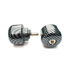V PARTS (VICMA) KOŃCÓWKI KIEROWNICY M6X45 KOLOR CARBON, (STANDARD HONDA) HONDA CB, CBF, CBR, VFR, VTR 250-1300 1987-2008 (901CF)