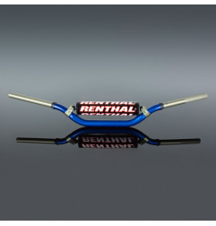 RENTHAL KIEROWNICA 1,1/8 CALA (28,6MM) MX TWINWALL 994 HANDLEBAR BLUE KTM HIGH PADDED KOLOR NIEBIESKI Z GĄBKĄ