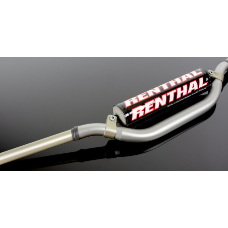 RENTHAL KIEROWNICA 1,1/8 CALA (28,6MM) MX TWINWALL 996 HANDLEBAR BLUE VILLOPOTO / STEWART PADDED KOLOR NIEBIESKI Z GĄBKĄ