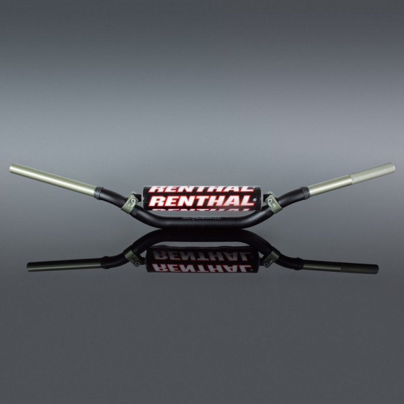 RENTHAL KIEROWNICA 1,1/8 CALA (28,6MM) MX TWINWALL 998 HANDLEBAR BLACK REED / WINDHAM PADDED KOLOR CZARNY Z GĄBKĄ
