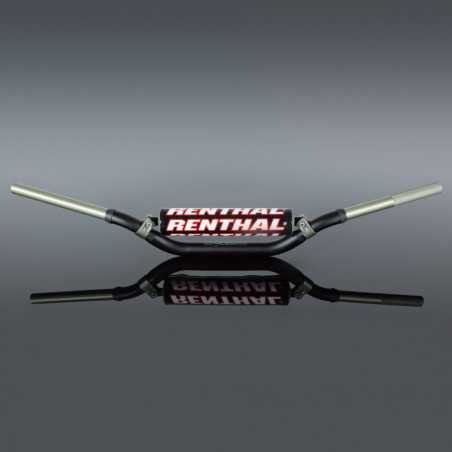 RENTHAL KIEROWNICA 1,1/8 CALA (28,6MM) MX TWINWALL 998 HANDLEBAR BLACK REED / WINDHAM PADDED KOLOR CZARNY Z GĄBKĄ