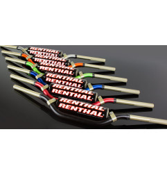 RENTHAL KIEROWNICA 1,1/8 CALA (28,6MM) MX TWINWALL 999 HANDLEBAR RED MCGRATH / SHORT PADDED KOLOR CZERWONY Z GĄBKĄ