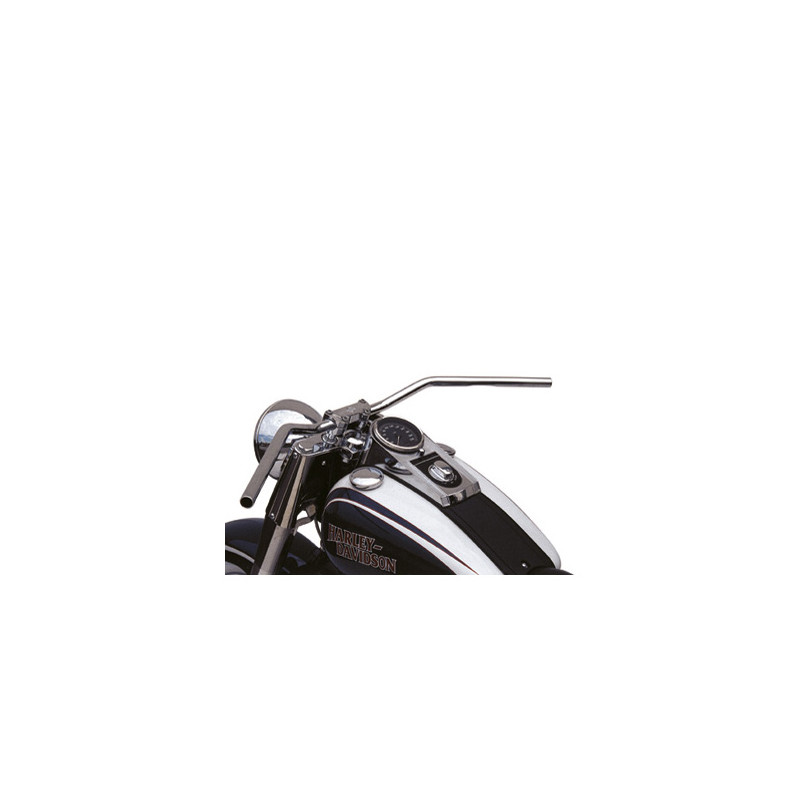 TRW ZF KIEROWNICA STALOWA 25,4MM DRAGBAR LONG KOLOR CHROMOWANA ( Z OTWORAMI NA KABLE )