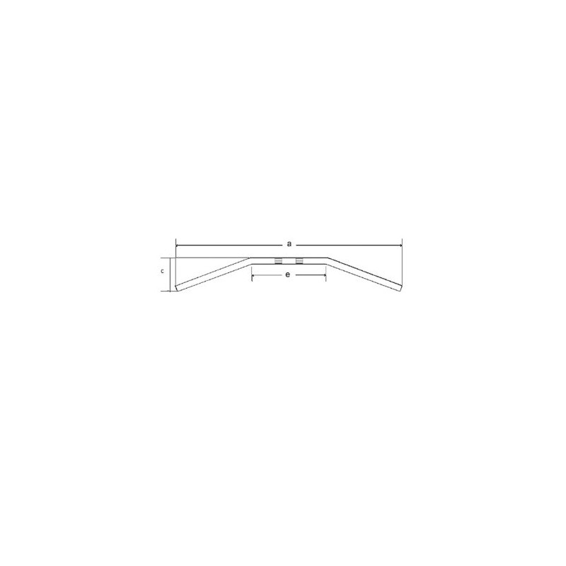 TRW ZF KIEROWNICA STALOWA 22MM DRAGBAR MEDIUM KOLOR CZARNY