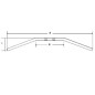 TRW ZF KIEROWNICA STALOWA 22MM DRAGBAR MEDIUM KOLOR CZARNY