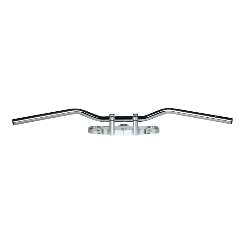 TRW ZF KIEROWNICA STALOWA 22MM SUPERBIKE CHROMOWANA