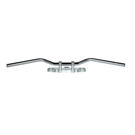 TRW ZF KIEROWNICA STALOWA 22MM SUPERBIKE CHROMOWANA