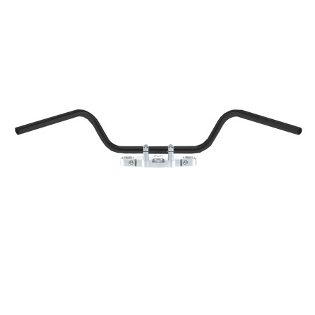 TRW ZF KIEROWNICA STALOWA 25MM MYSTIC KOLOR CZARNY ( Z PRZETŁOCZENIAMI NA KABLE ) (PROMOCJA)