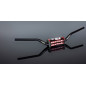 RENTHAL KIEROWNICA (36MM) MX FATBAR 36 HANDLEBAR BLACK VILLOPOTO / STEWART PADDED KOLOR CZARNY Z GĄBKĄ