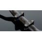 RENTHAL KIEROWNICA (36MM) MX FATBAR 36 HANDLEBAR BLACK KTM SX/SX-F, SUZUKI RM/RM-Z, YAMAHA YZ-F PADDED KOLOR CZARNY Z GĄBKĄ