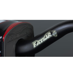 RENTHAL KIEROWNICA (36MM) MX FATBAR 36 HANDLEBAR BLACK KTM SX/SX-F, SUZUKI RM/RM-Z, YAMAHA YZ-F PADDED KOLOR CZARNY Z GĄBKĄ