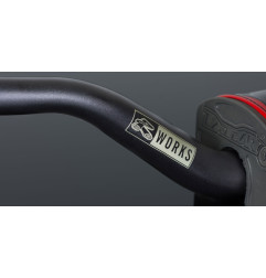 RENTHAL KIEROWNICA (36MM) MX FATBAR 36 HANDLEBAR BLACK KTM SX/SX-F, SUZUKI RM/RM-Z, YAMAHA YZ-F PADDED KOLOR CZARNY Z GĄBKĄ