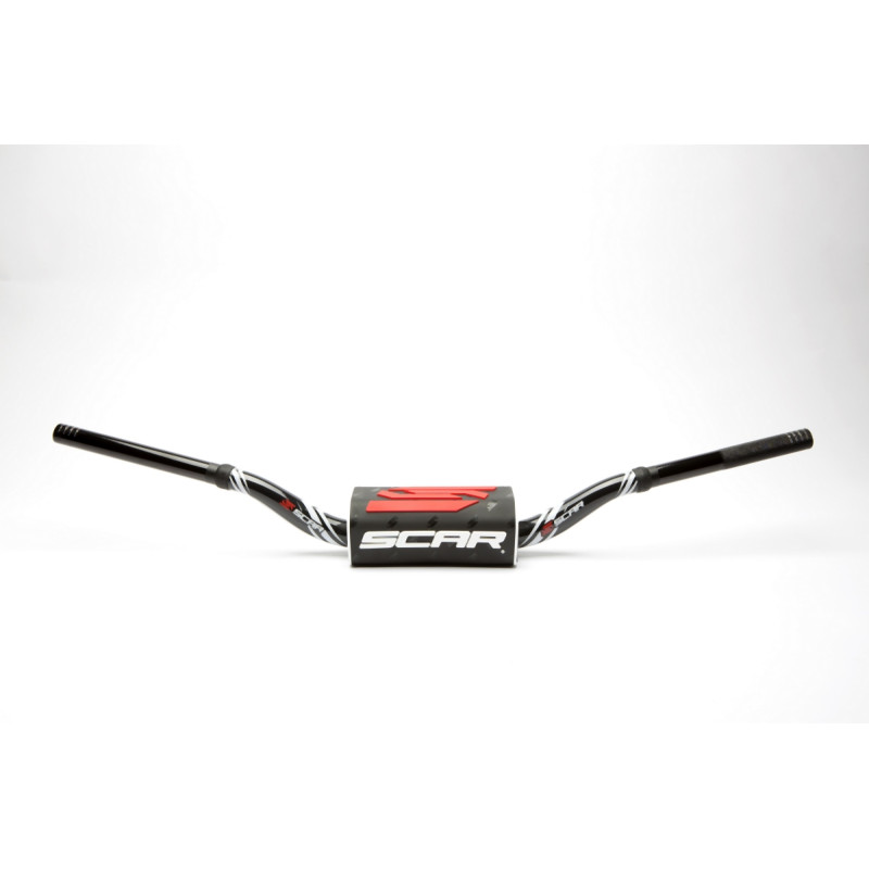 SCAR RACING KIEROWNICA 28,6MM MODEL RC BEND KOLOR CZARNY/BIAŁY GĄBKA KOLOR CZARNY/BIAŁY/CZERWONY