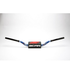 SCAR RACING KIEROWNICA 28,6MM MODEL VILLOPOTO/STEWART KOLOR NIEBIESK/CZARNY GĄBKA KOLOR CZARNY/BIAŁY