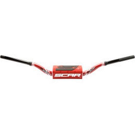 SCAR RACING KIEROWNICA 28,6MM MODEL VILLOPOTO/STEWART KOLOR CZERWONY/CZARNY GĄBKA KOLOR CZERWONY/CZARNY