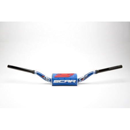 SCAR RACING KIEROWNICA 28,6MM MODEL YAMAHA YZ/YZF KOLOR NIEBIESKI/CZARNY GĄBKA KOLOR NIEBIESKI/CZARNY/BIAŁY