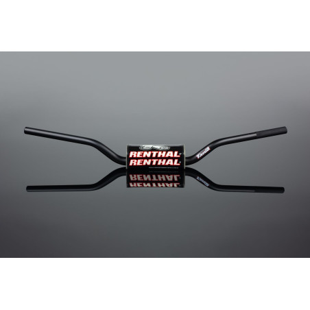 RENTHAL KIEROWNICA 1,1/8 CALA (28,6MM) MX FATBAR HANDLEBAR BLACK ELI TOMAC BLACK KOLOR CZARNY Z GĄBKĄ