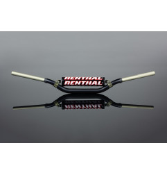RENTHAL KIEROWNICA 1,1/8 CALA (28,6MM) MX TWINWALL 995 HANDLEBAR BLACK KTM FACTORY ELI TOMAC KOLOR CZARNY Z GĄBKĄ