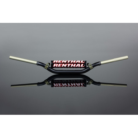 RENTHAL KIEROWNICA 1,1/8 CALA (28,6MM) MX TWINWALL 995 HANDLEBAR BLACK KTM FACTORY ELI TOMAC KOLOR CZARNY Z GĄBKĄ