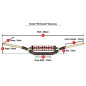 RENTHAL KIEROWNICA 1,1/8 CALA (28,6MM) MX TWINWALL 995 HANDLEBAR BLACK KTM FACTORY ELI TOMAC KOLOR CZARNY Z GĄBKĄ