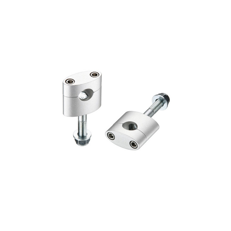 ACCEL MOCOWANIE/PODWYŻKI KIEROWNICY (22,2MM) WYS. 33MM ZE ŚRUBĄ M12 KOLOR CZARNY (BM-08BK22)