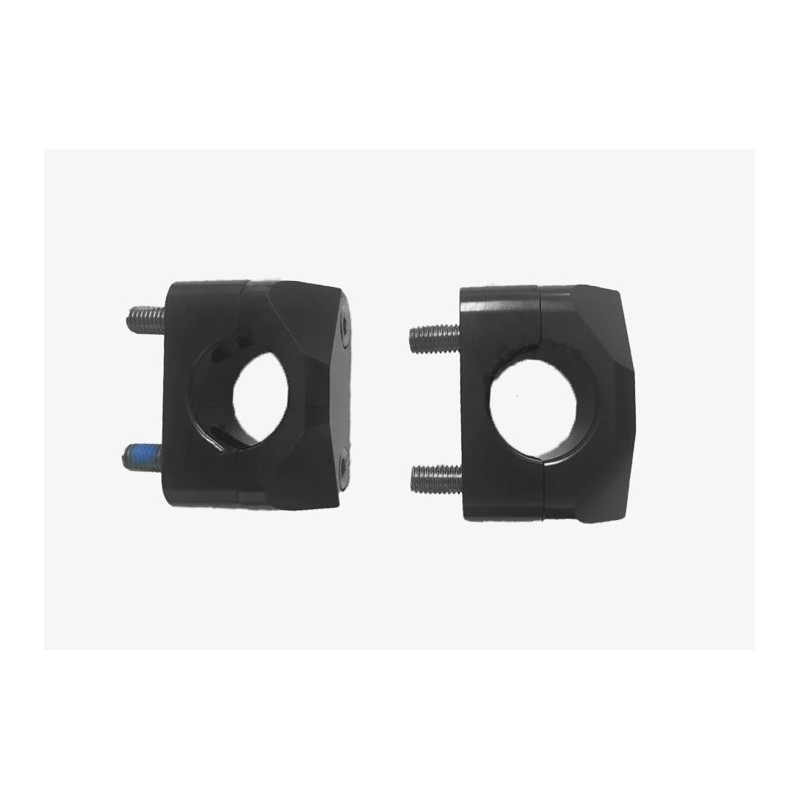 ACCEL MOCOWANIE/PODWYŻKI KIEROWNICY (28,6MM) WYS. 20MM KOLOR CZARNY (BM-15BK28)
