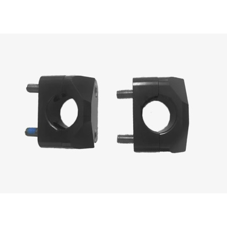 ACCEL MOCOWANIE/PODWYŻKI KIEROWNICY (28,6MM) WYS. 20MM KOLOR CZARNY (BM-15BK28)