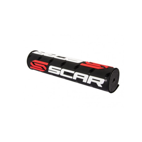 SCAR RACING GĄBKA NA KIEROWNICĘ (POPRZECZKĘ) (250MM) KOLOR CZARNY Z LOGO SCAR