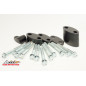 ACCEL MOCOWANIE/PODWYŻKI KIEROWNICY (DÓŁ-22,2/GÓRA-22,2MM) (PLASTERKI 18+5+10+6=39MM) KOLOR CZARNY (BMA-02BK)