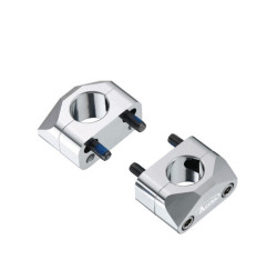 ACCEL MOCOWANIE/PODWYŻKI KIEROWNICY (28,6MM) WYS. 20MM KOLOR SREBRNY (BM-15SV28)