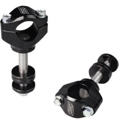 SCAR RACING DEDYKOWANE MOCOWANIA KIEROWNICY 28,6MM DO PÓŁEK SCAR TRIPLE CLAMPS KOLOR CZARNY
