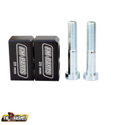 FM-PARTS PODWYŻSZENIE KIEROWNICY 25MM KTM; HUSQVARNA, GAS GAS KOLOR CZARNY