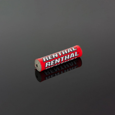RENTHAL GĄBKA NA KIEROWNICĘ MINI SX PAD (180MM) RED KOLOR CZERWONY Z LOGO RENTHAL