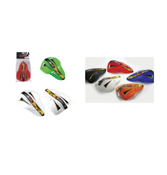 ACCEL ZAMIENNE LISTKI DO OSŁON RĄK (HANDBAR) ENDURO KOLOR CZERWONY (DO HGS 01,02,05,06,07) (KPL. 2 SZT.) - PROMOCJA