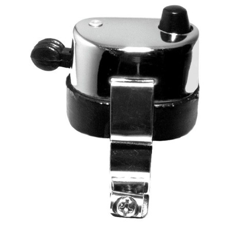 EMGO WŁĄCZNIK ŚWIATEŁ Z WŁĄCZNIKIEM KLAKSONU CHROMOWANY NA KIEROWNICĘ 7/8" 22 MM